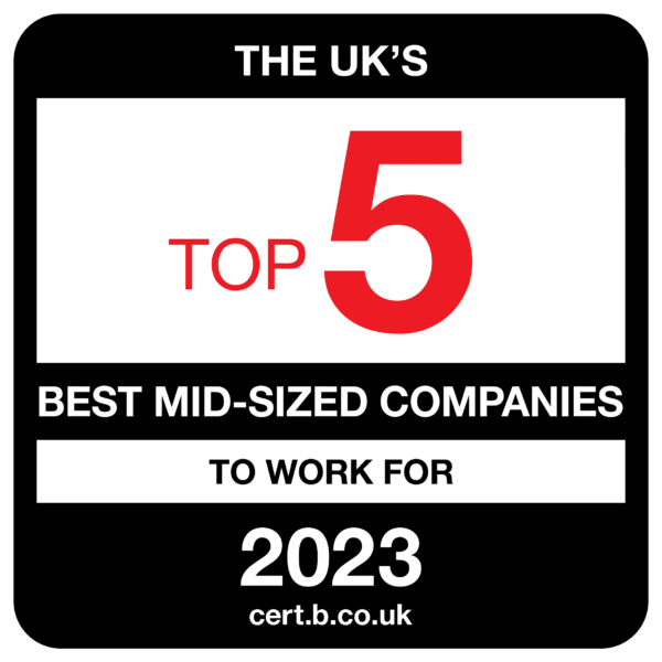 evolito award top UK 5 best mid sized companies