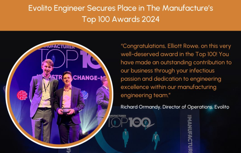 Evolito Engineer in The Manufacturer’s Top 100!