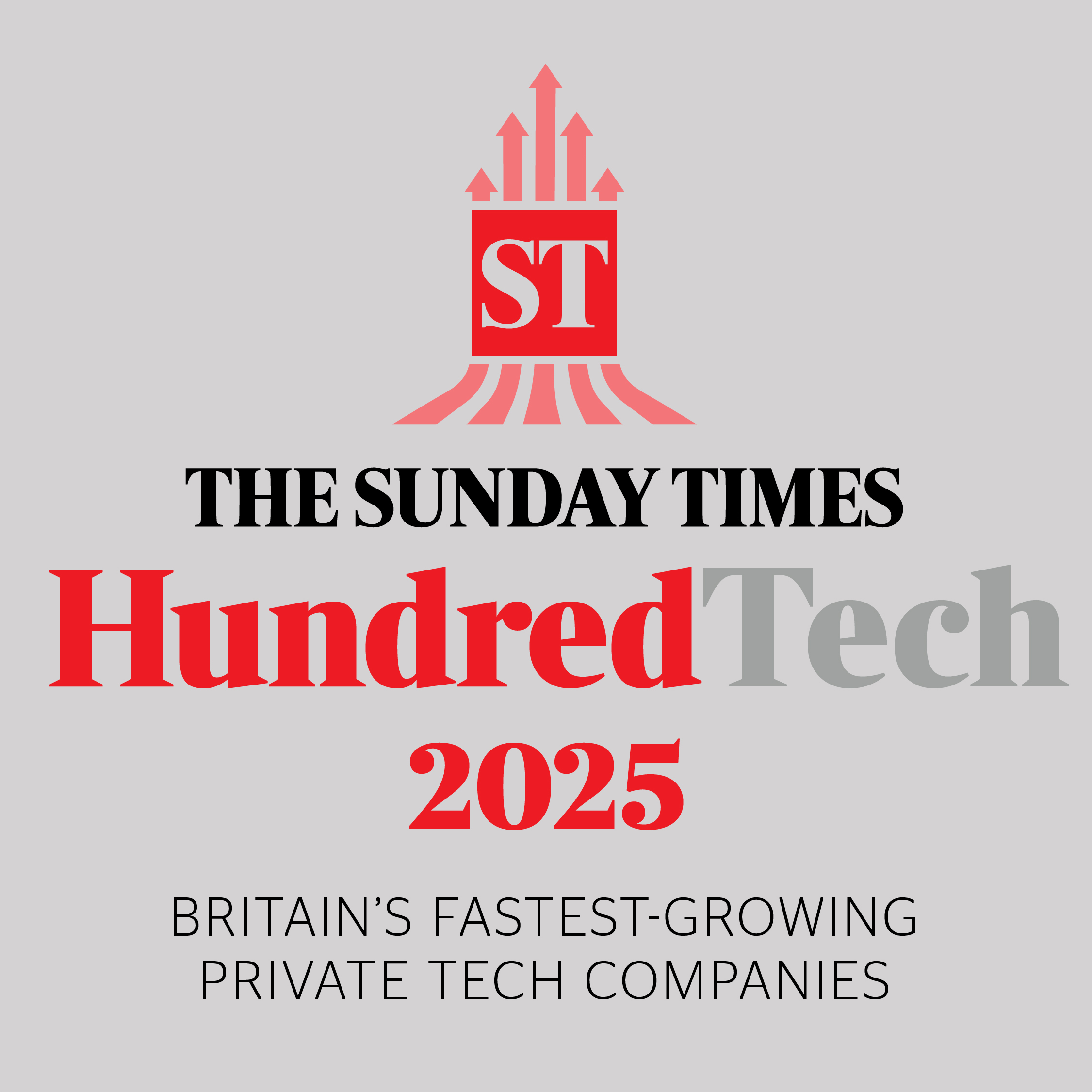 Evolito Ranked 3rd In The Sunday Times 100 Tech 2025