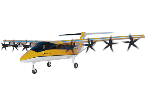 Fixed wing, distributed propulsion