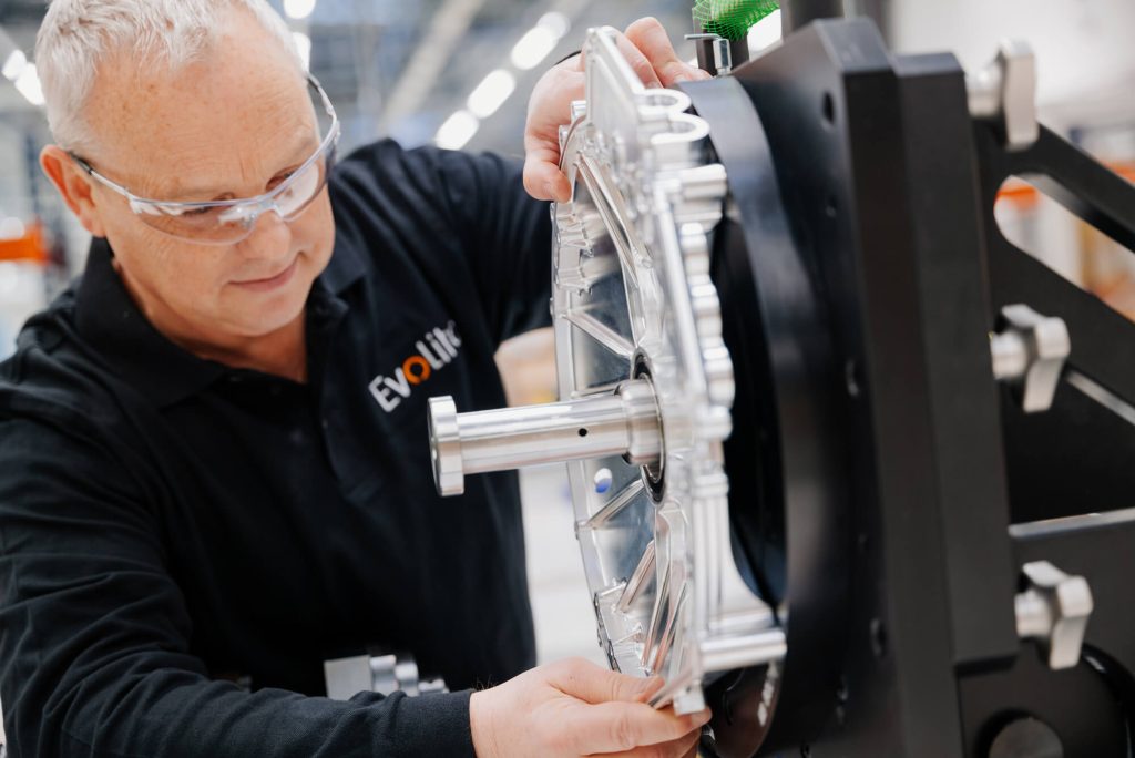 Man working on engine